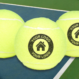 Simple Custom Business Logo Promotional Tennis Balls