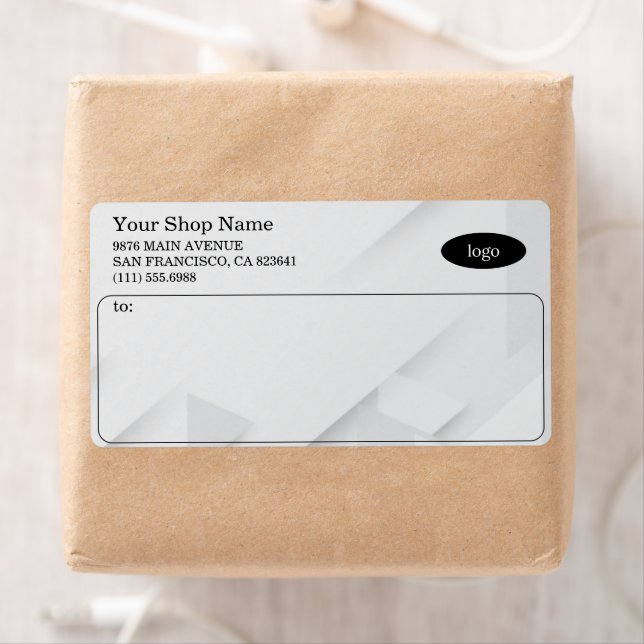 Simple Custom business shipping labels (Insitu)