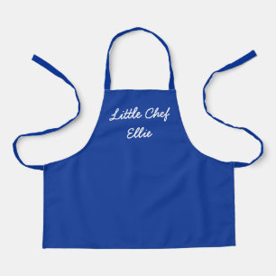 Simple Custom Calligraphy Little Chef Apron
