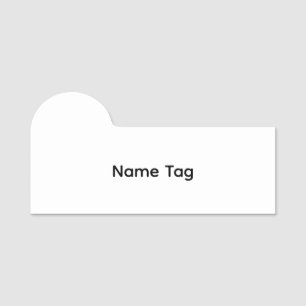 Simple Custom Classic Name Tag