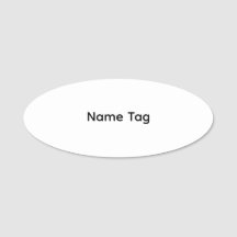 Simple Custom | Classic Name Tag