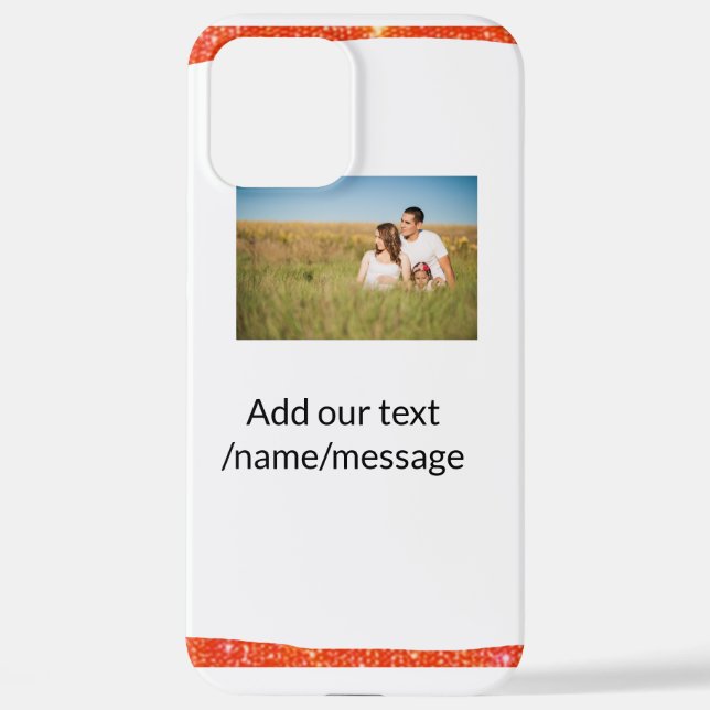 simple custom colourful add your photShower Curtai iPhone Case (Back)