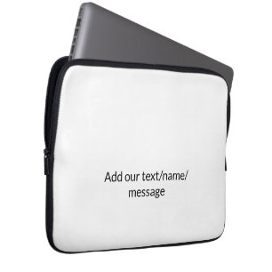 simple custom colourful add your photShower Curtai Laptop Sleeve