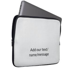 simple custom colourful add your photShower Curtai Laptop Sleeve