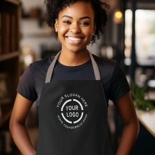 Simple Custom Company Logo personalised Apron