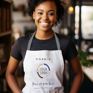 Simple Custom Company Logo personalised Apron