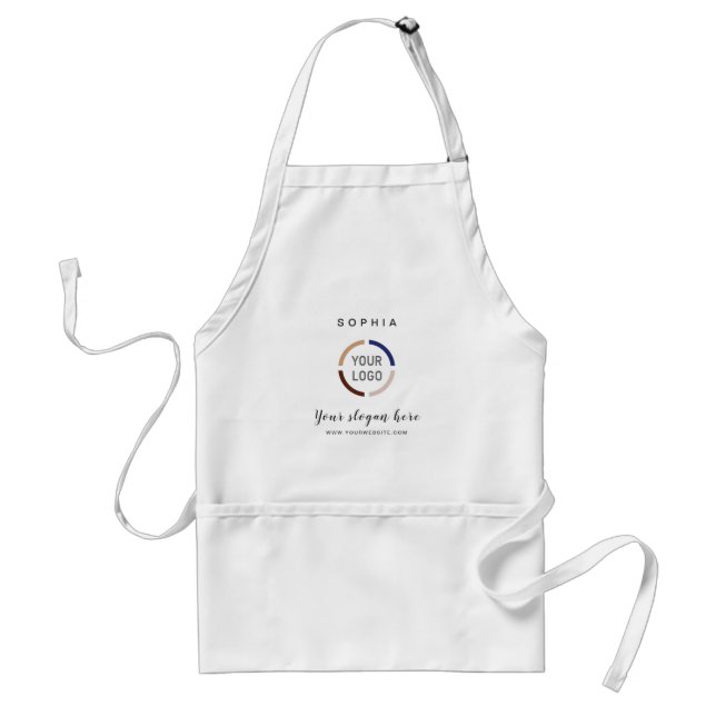 Simple Custom Company Logo personalised Standard Apron (Front)