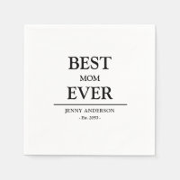 Simple Custom Design Best Mum Ever Mothers Gift