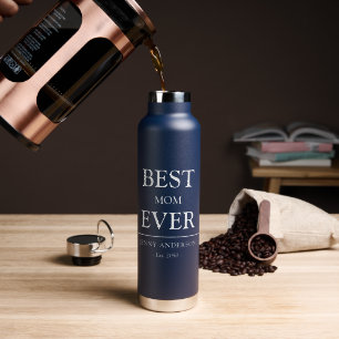 Simple Custom Design Best Mum Ever Mothers Gift Water Bottle
