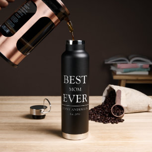 Simple Custom Design Best Mum Ever Mothers Gift Water Bottle
