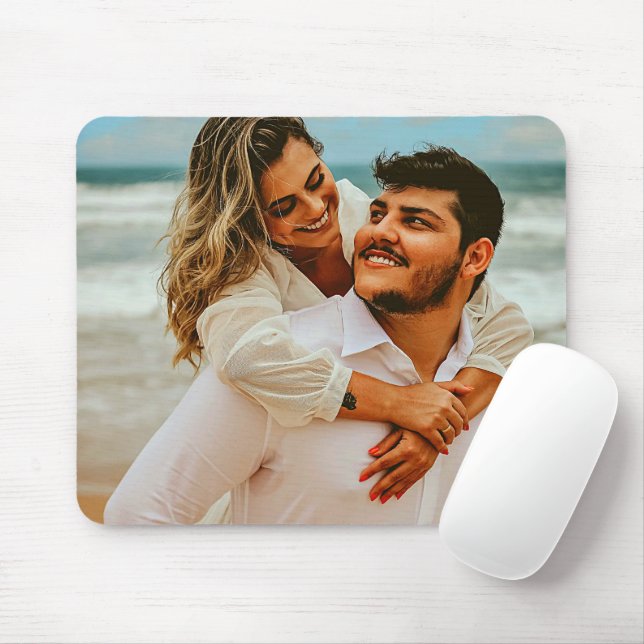 Simple Custom Design Photo Personalised Mouse Pad (With Mouse)