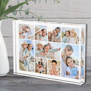 Simple Custom Family Collage Photo Block