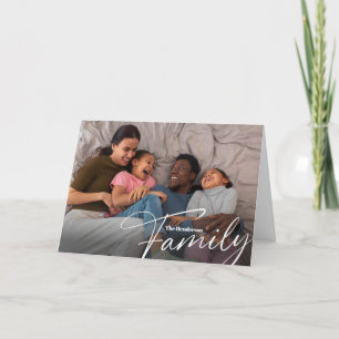 Simple Custom Family Photo Announcement