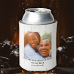 Simple Custom Funny Rustic Love Couple Photo Can Cooler<br><div class="desc">Ideal For A Funny, Unique Gift 🎁 Our Simple Custom Funny Rustic Love Couple Photo Can Cooler, designed exclusively by Mylini Design, is a distinct and hilarious way to keep your beverage chilled. This one-of-a-kind can cooler allows you to personalise it with your favourite photo, perfect for sharing a laugh...</div>