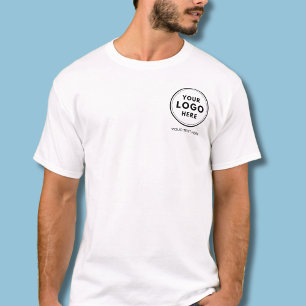 Simple Custom Logo Business T-Shirt