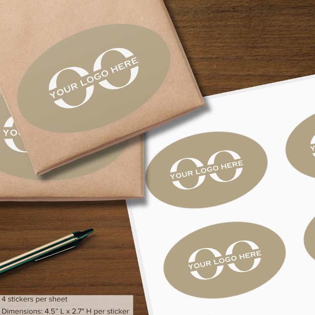 Simple Custom Logo Stickers (Creator Uploaded)