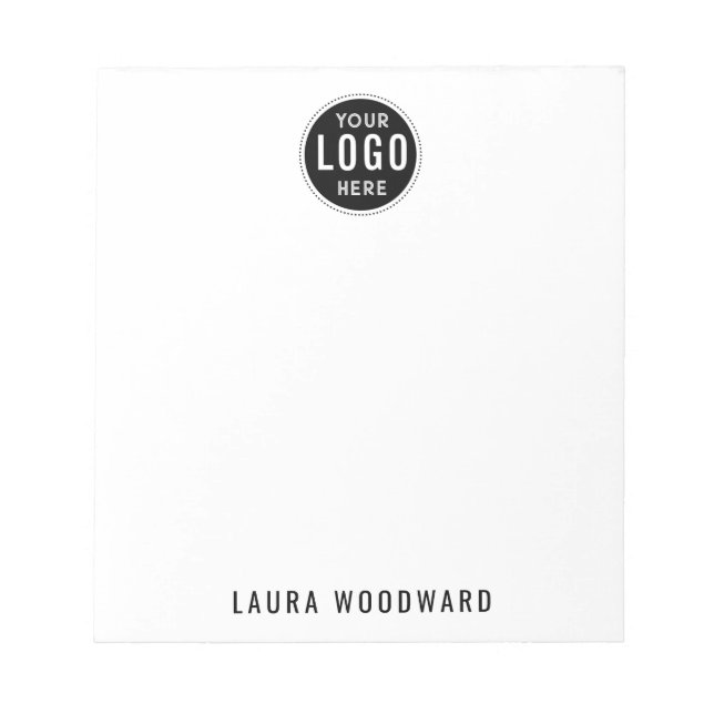 Simple Custom Minimalist Modern Notepad (Front)