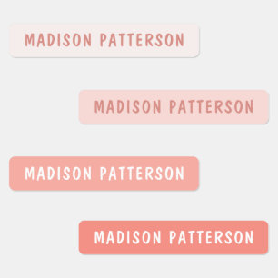 Simple Custom Modern Personalised Name Clothing