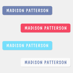 Simple Custom Modern Personalised Name Clothing