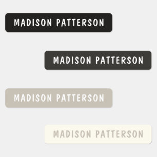 Simple Custom Modern Personalised Name Clothing