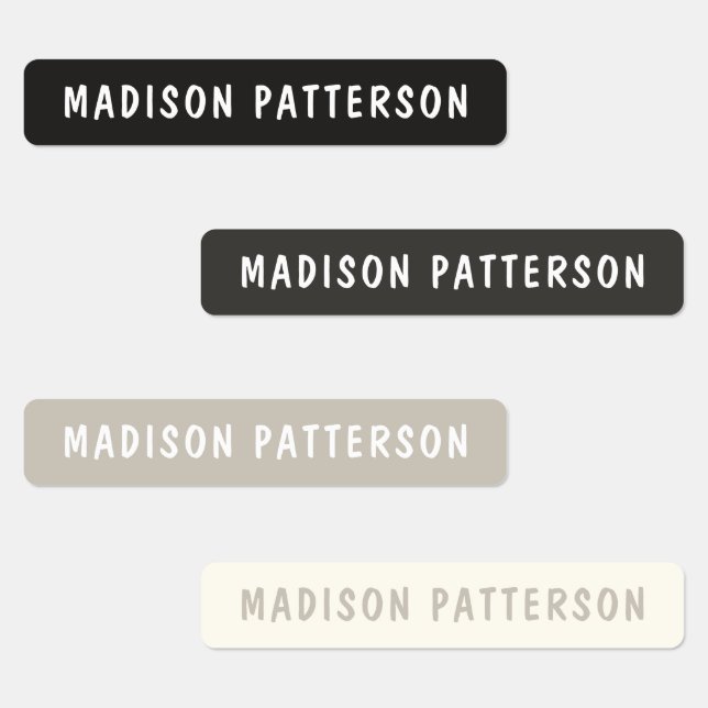 Simple Custom Modern Personalised Name Clothing (Group)