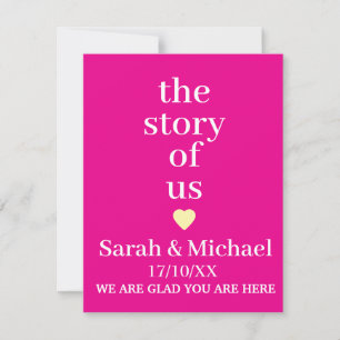 SIMPLE CUSTOM NAME & TEXT MODERN WEDDING THANK YOU CARD