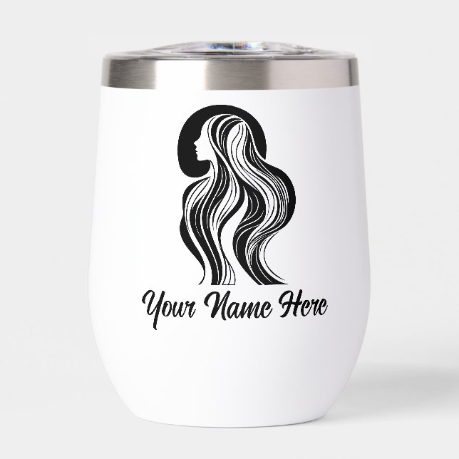 Simple Custom Personalise Logo Water Bottle  (Front)