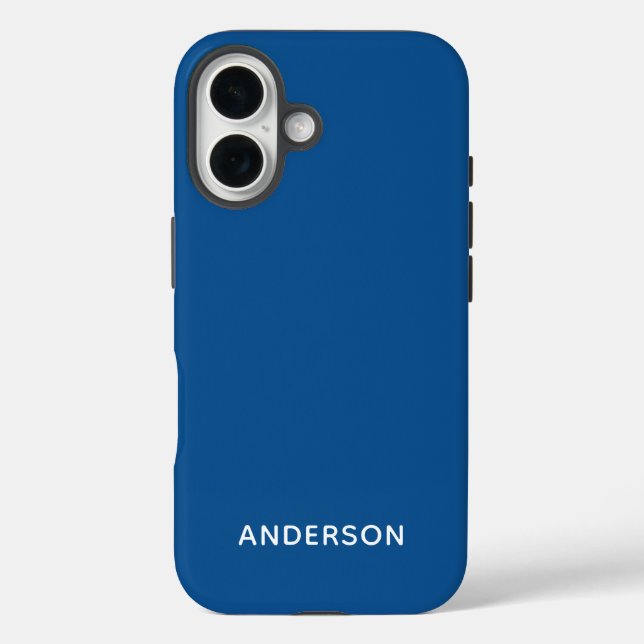 Simple Custom Personalized Cosmic Orange Case-Mate iPhone Case (Back)