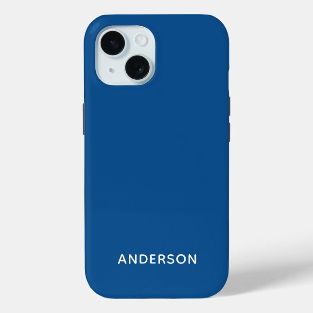 Simple Custom Personalized Cosmic Orange Case-Mate iPhone Case (Back)