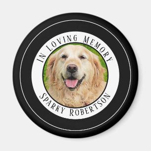 Simple Custom Pet Memorial Magnet