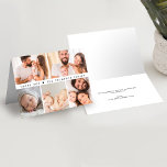 Simple Custom Photo Collage Baby Shower Thank You Card<br><div class="desc">Express your gratitude with our "Baby Shower Photo Collage Simple Heart Thank You folded Card". This charming card features a sweet, simple design and a customisable photo collage, perfect for showcasing memories from your special day. Personalise the message on the inside to add a heartfelt touch, making these thank you...</div>
