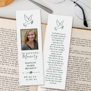 Simple Custom Photo Memorial Bookmarks