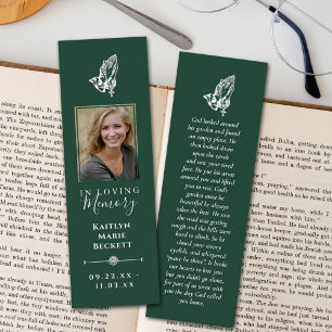 Simple Custom Photo Memorial Bookmarks