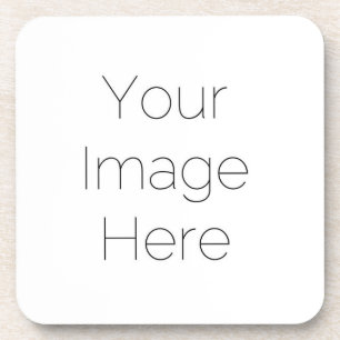 simple custom photo personal Hard plastic coaster