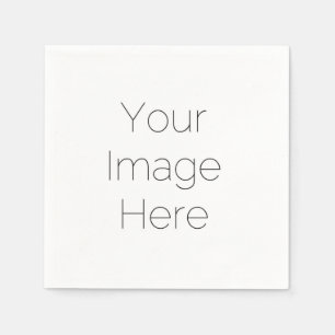 simple custom photo personalized Paper Napkin