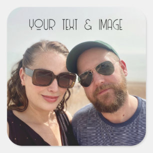 Simple Custom Photo Personalized Sticker