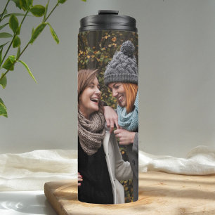 Simple Custom Photo Thermal Tumbler