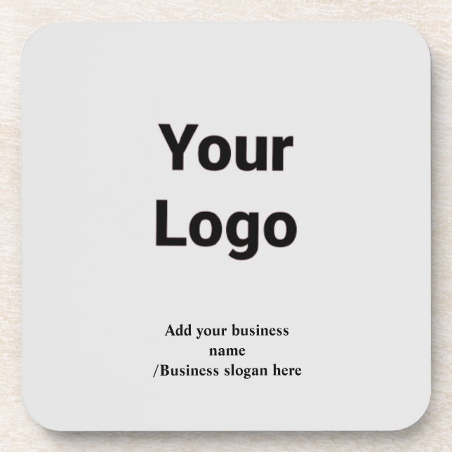Simple custom QR code add you name logo Classic Ro Coaster (Front)