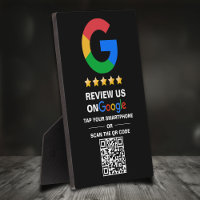Simple Custom Qr Code Google Review Black