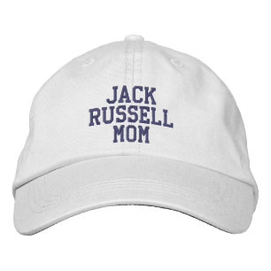 Simple custom text Jack Russell Mum Embroidered Hat