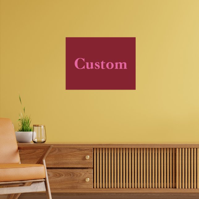 Simple Custom Text Poster (Living Room 2)