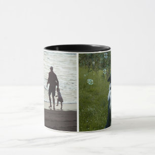 Simple Custom Two Photo Mug