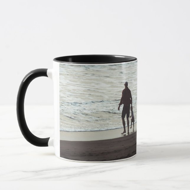 Simple Custom Two Photo Mug (Left)