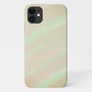 simple custom yellow blue watercolor add logo mini iPhone 11 case
