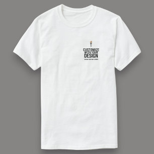 Simple Customisable Blank Business Corporate T-Shirt