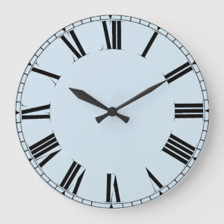 Simple customisable roman numerals large clock