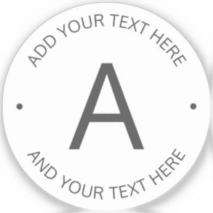 Simple Customisable Text   Grey & Transparent