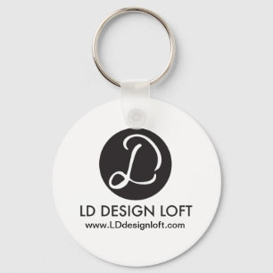 Simple Customisable Your business Logo goes Here Key Ring
