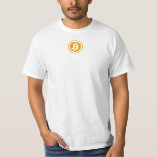 Simple cut. Cotton T-shirt with Bitco Logo and QR.