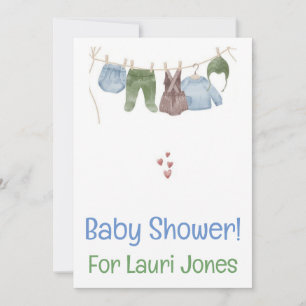 Simple cute affordable baby shower invites